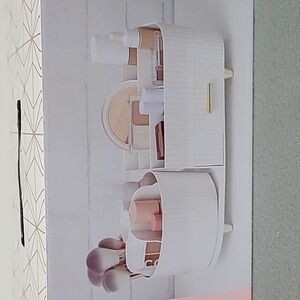 THINKSPACE BEAUTY Rotating Beauty Organizer with Drawer NEW IN BOX